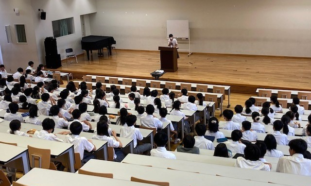 060717 中２学年集会